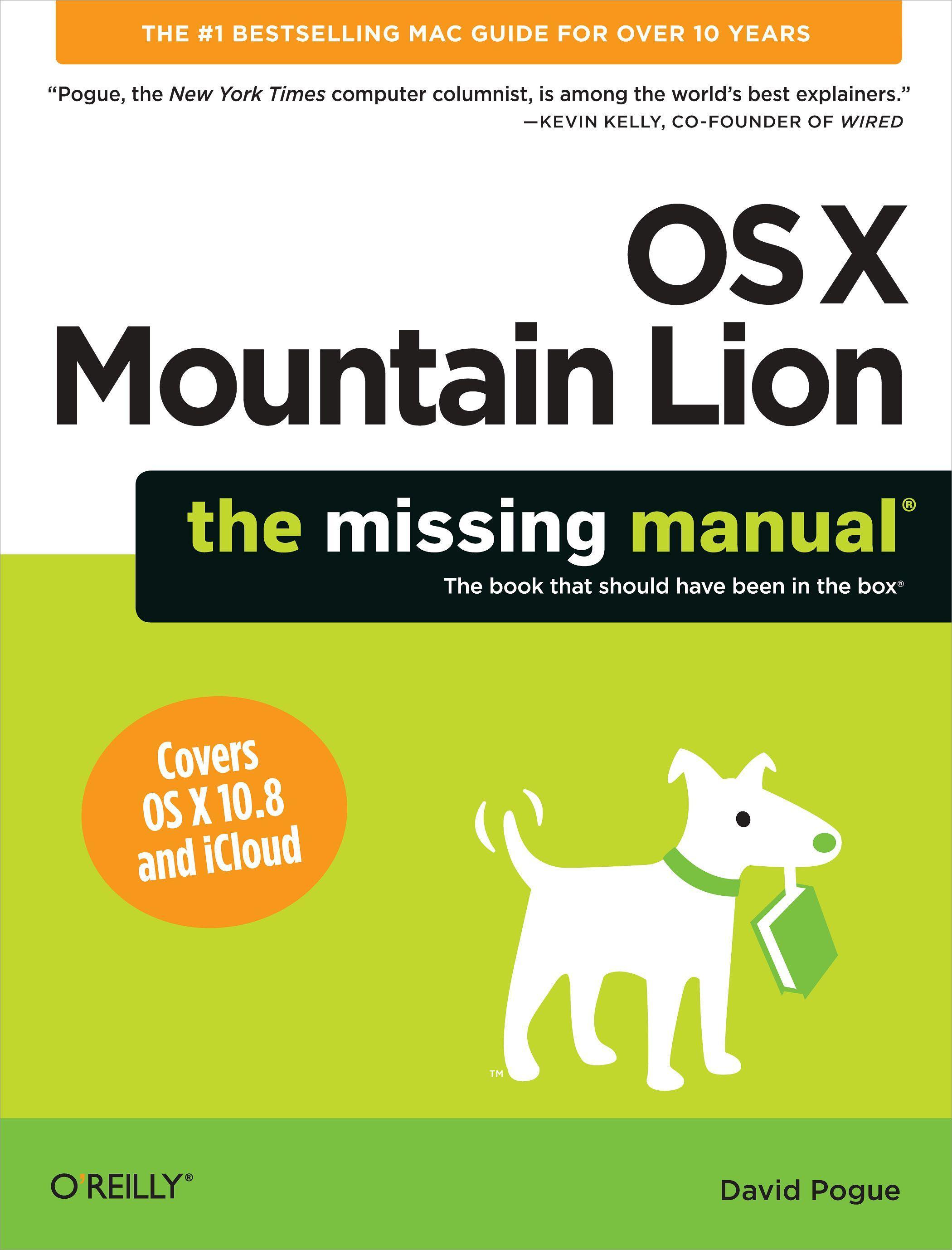Vorderes Coverbild OS X Mountain Lion: The Missing Manual