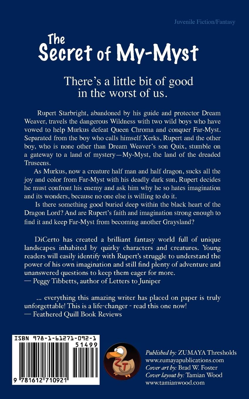 Rückseitencover The Secret of My-Myst