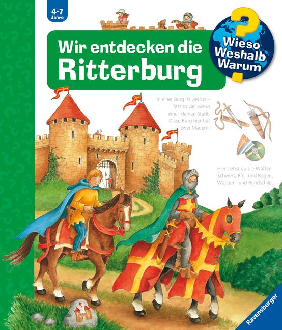 Beispielinhalt (Bild) Wieso? Weshalb? Warum?, Band 11: Wir entdecken die Ritterburg