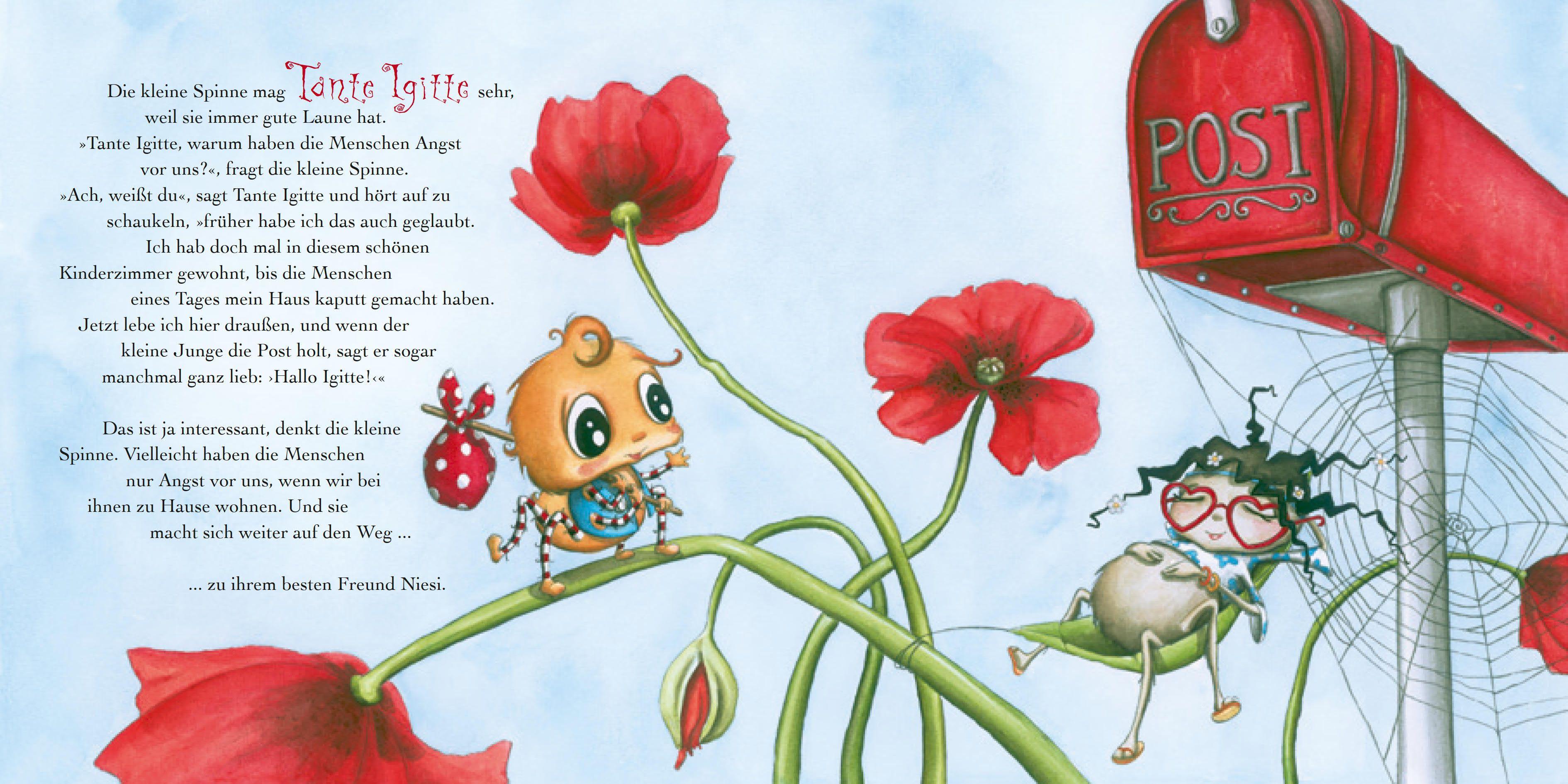 Beispielinhalt (Bild) Die kleine Spinne Widerlich