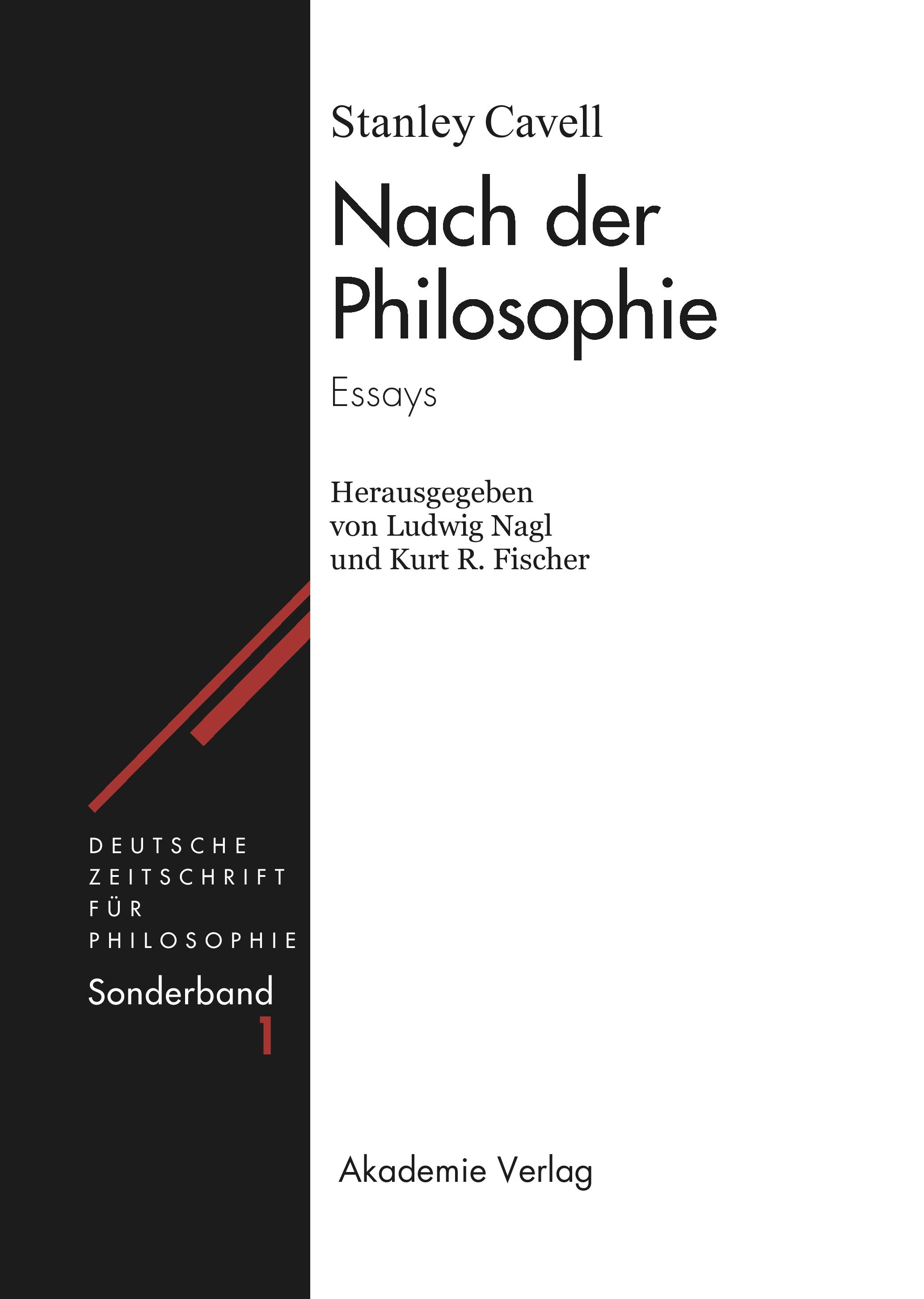 Vorderes Coverbild Nach der Philosophie