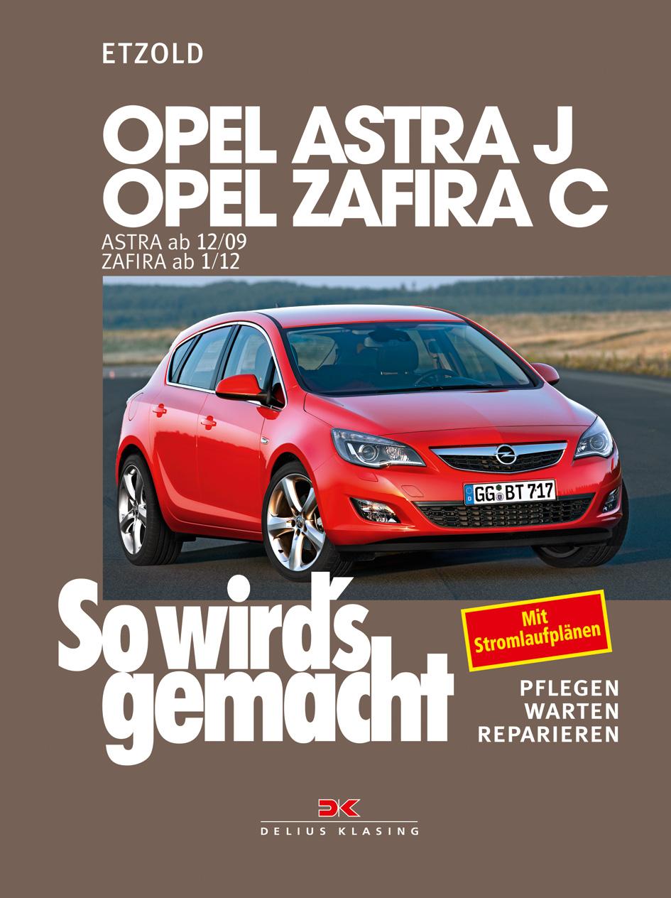 Vorderes Coverbild Opel Astra J ab 12/09 Opel Zafira C ab 1/12