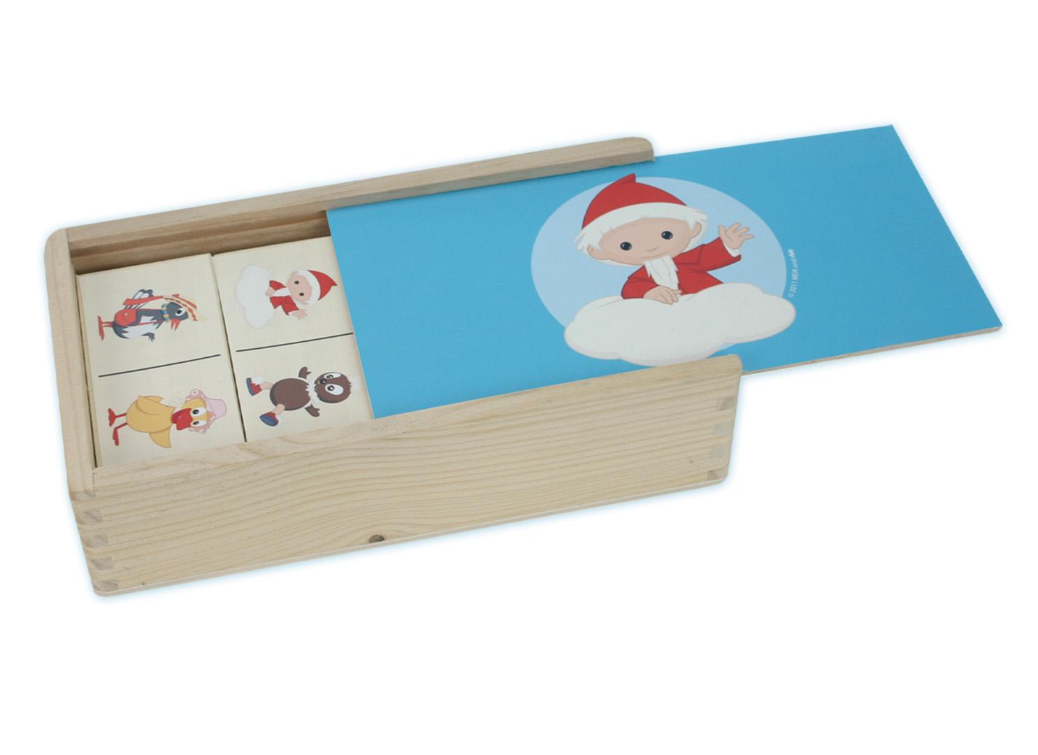 Vorderes Coverbild Holz-Domino Unser Sandmännchen