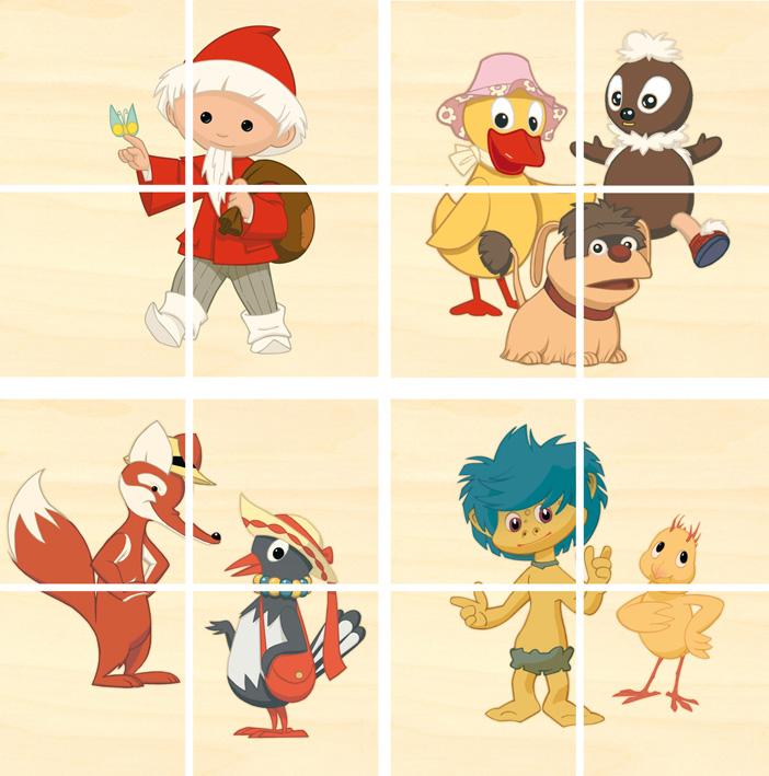 Beispielinhalt (Bild) Erstes Holz-Puzzle Unser Sandmännchen