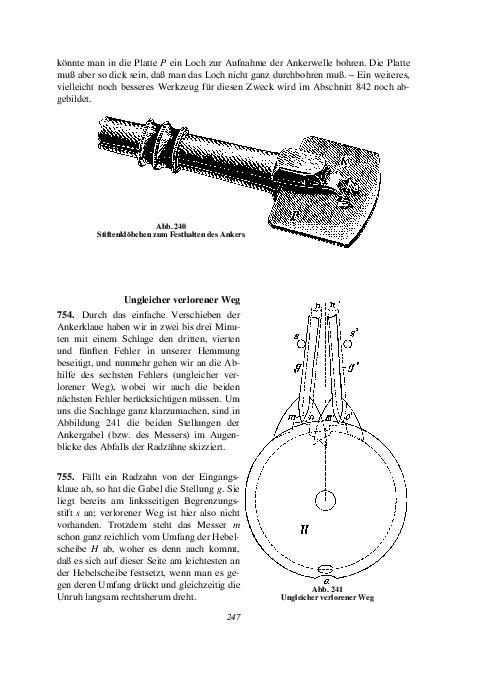 Beispielinhalt (Bild) Der Uhrmacher am Werktisch