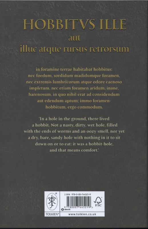 Rückseitencover Hobbitus Ille