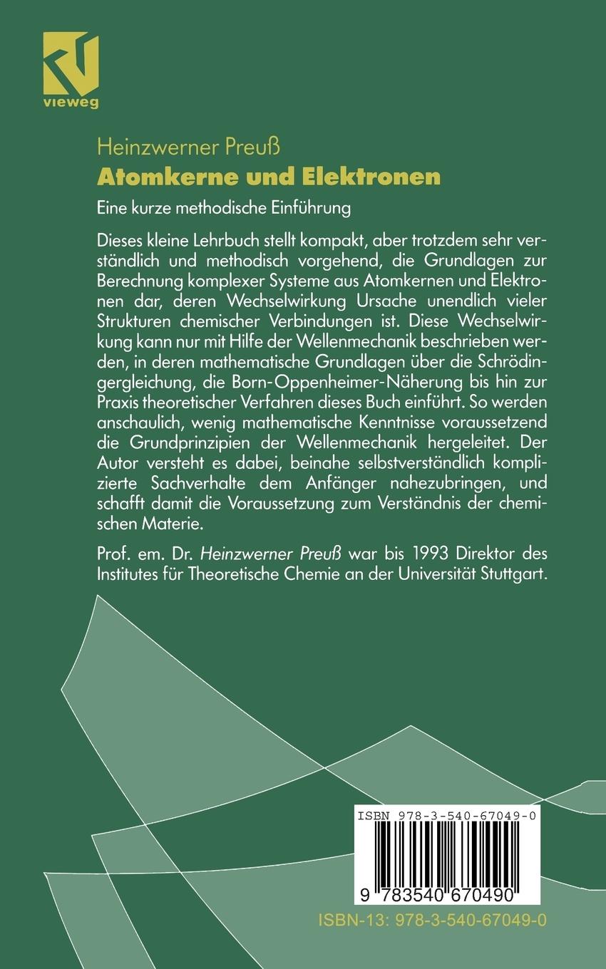 Rückseitencover Atomkerne und Elektronen