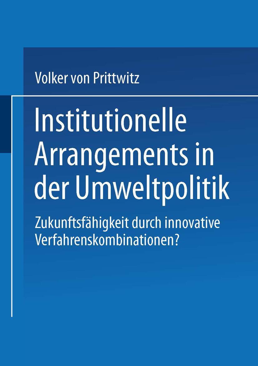Vorderes Coverbild Institutionelle Arrangements in der Umweltpolitik