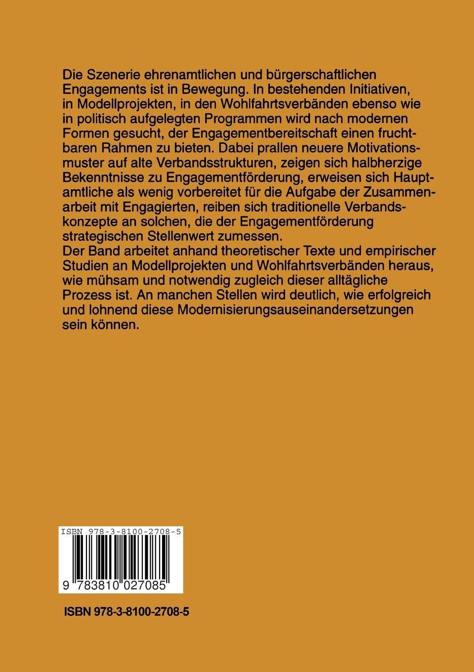 Rückseitencover Bürgerschaftliches Engagement
