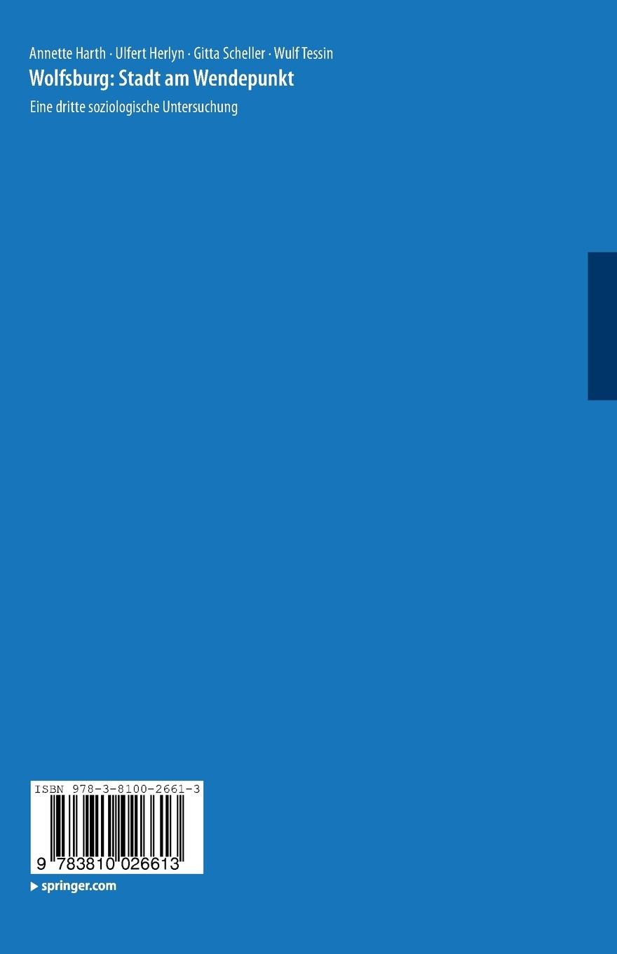 Rückseitencover Wolfsburg: Stadt am Wendepunkt