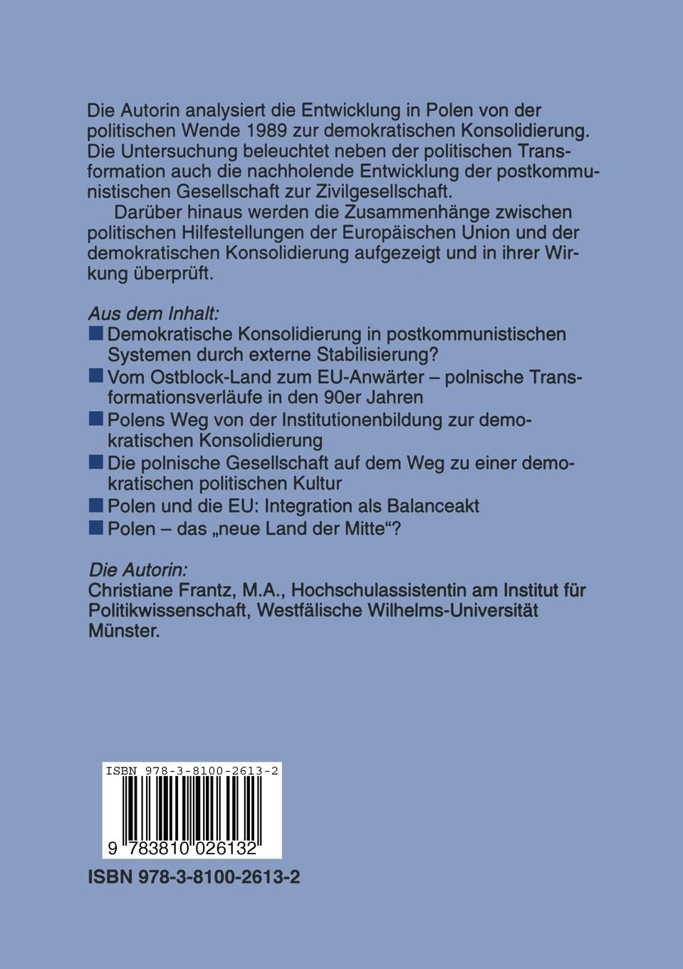 Rückseitencover EU-Integration als Transformationsrahmen?