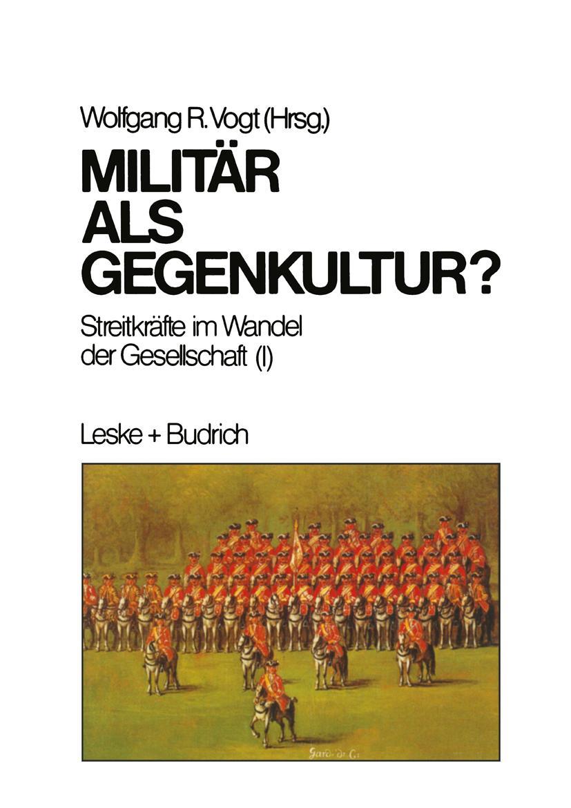 Vorderes Coverbild Militär als Gegenkultur