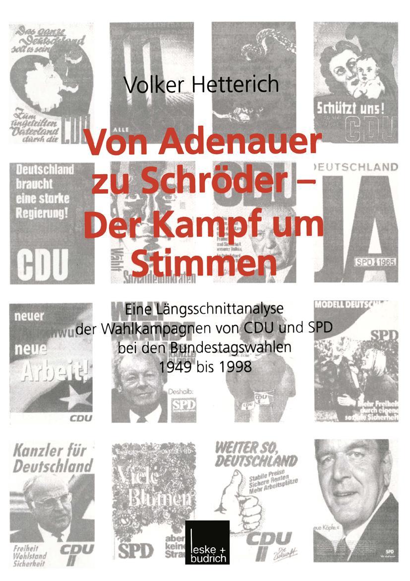 Vorderes Coverbild Von Adenauer zu Schröder - Der Kampf um Stimmen