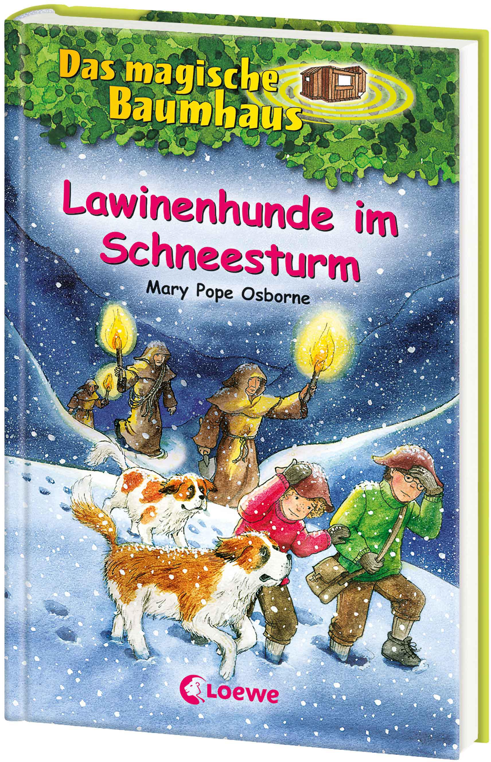 Vorderes Coverbild Das magische Baumhaus 44. Lawinenhunde im Schneesturm