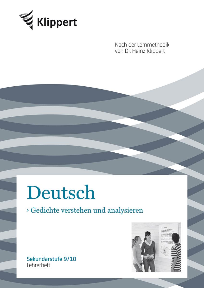 Vorderes Coverbild Gedichte verstehen und analysieren. Lehrerheft. (9 und 10. Klasse)