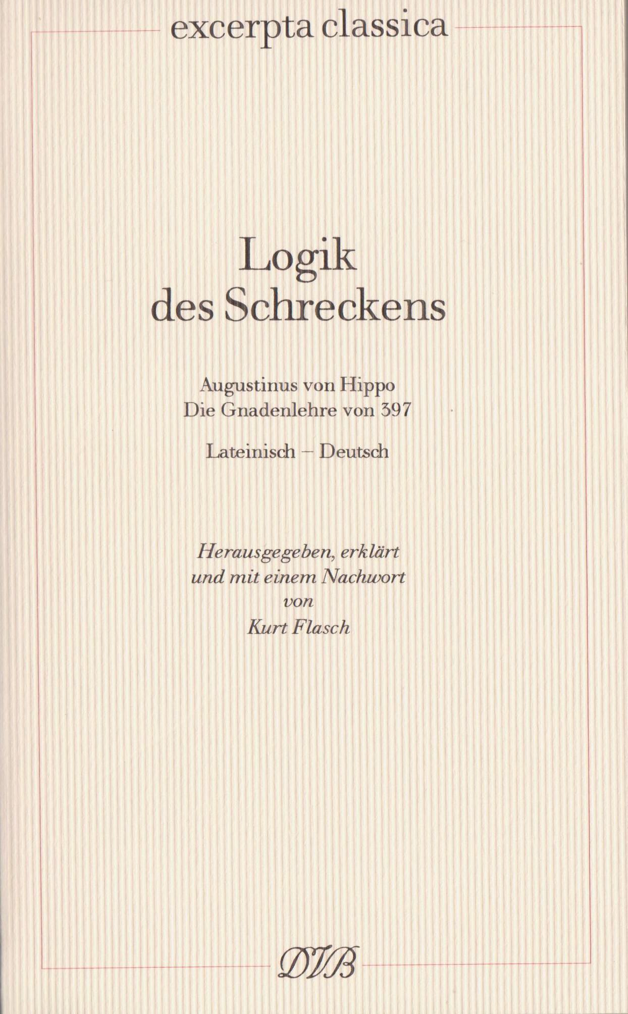 Vorderes Coverbild Logik des Schreckens