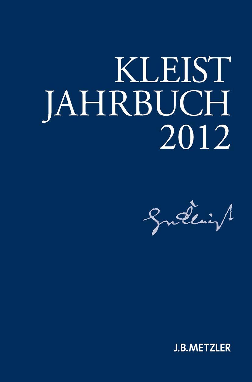 Vorderes Coverbild Kleist-Jahrbuch 2012