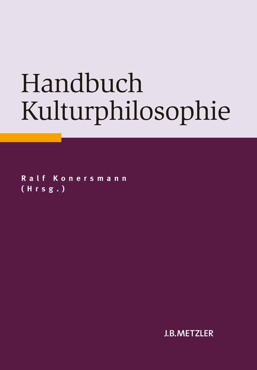 Vorderes Coverbild Handbuch Kulturphilosophie