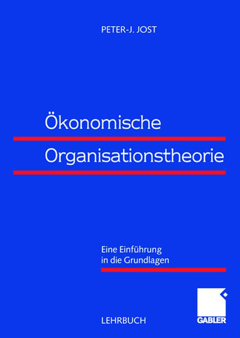 Vorderes Coverbild Ökonomische Organisationstheorie