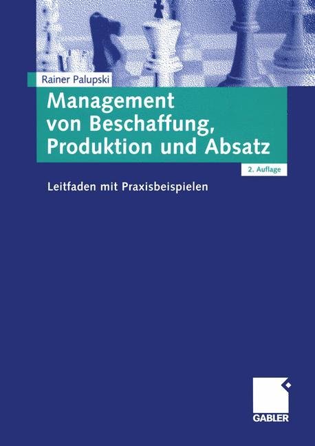 Vorderes Coverbild Management von Beschaffung, Produktion und Absatz