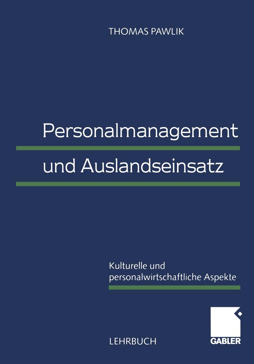 Vorderes Coverbild Personalmanagement und Auslandseinsatz