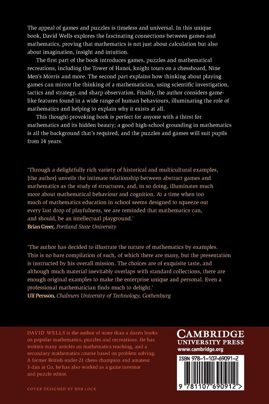 Rückseitencover Games and Mathematics