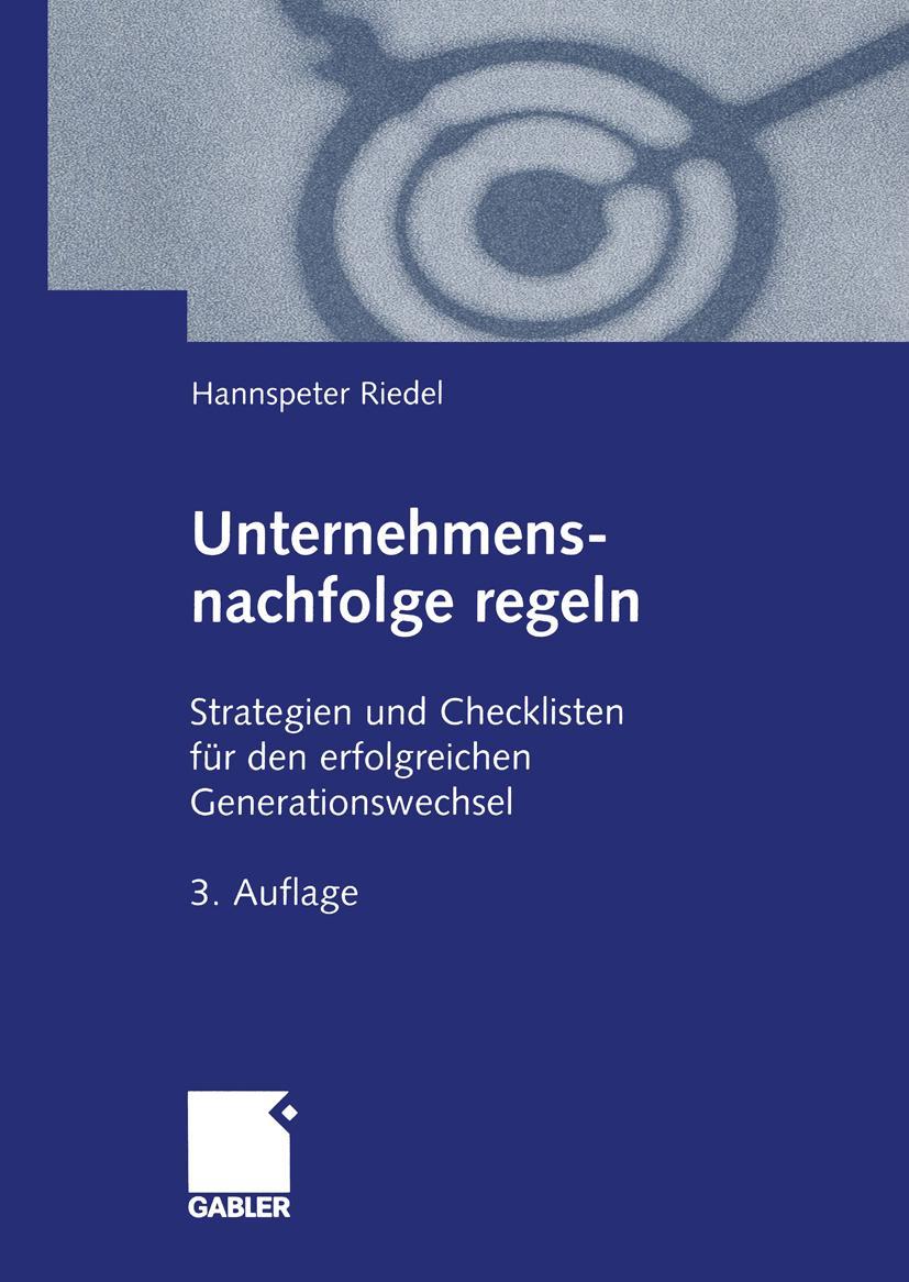 Vorderes Coverbild Unternehmensnachfolge regeln