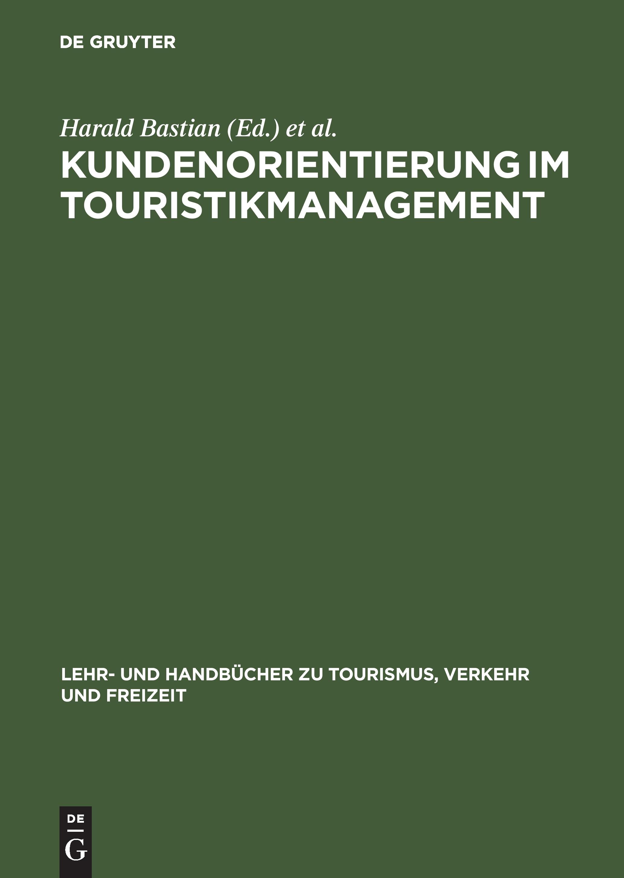 Vorderes Coverbild Kundenorientierung im Touristikmanagement