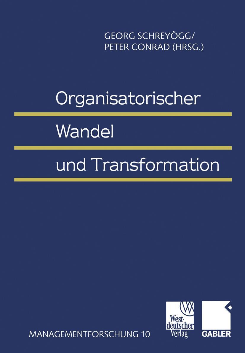 Vorderes Coverbild Organisatorischer Wandel und Transformation