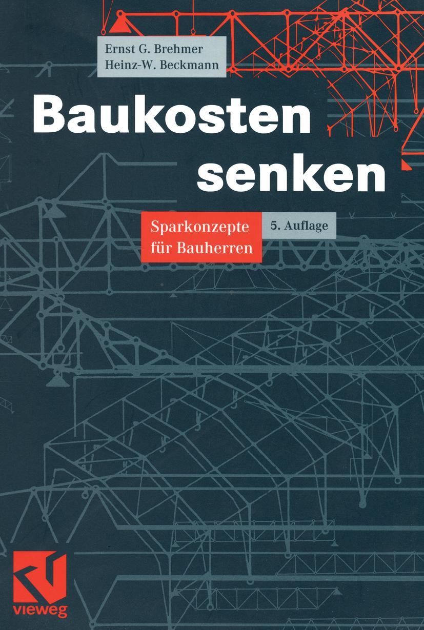 Vorderes Coverbild Baukosten senken