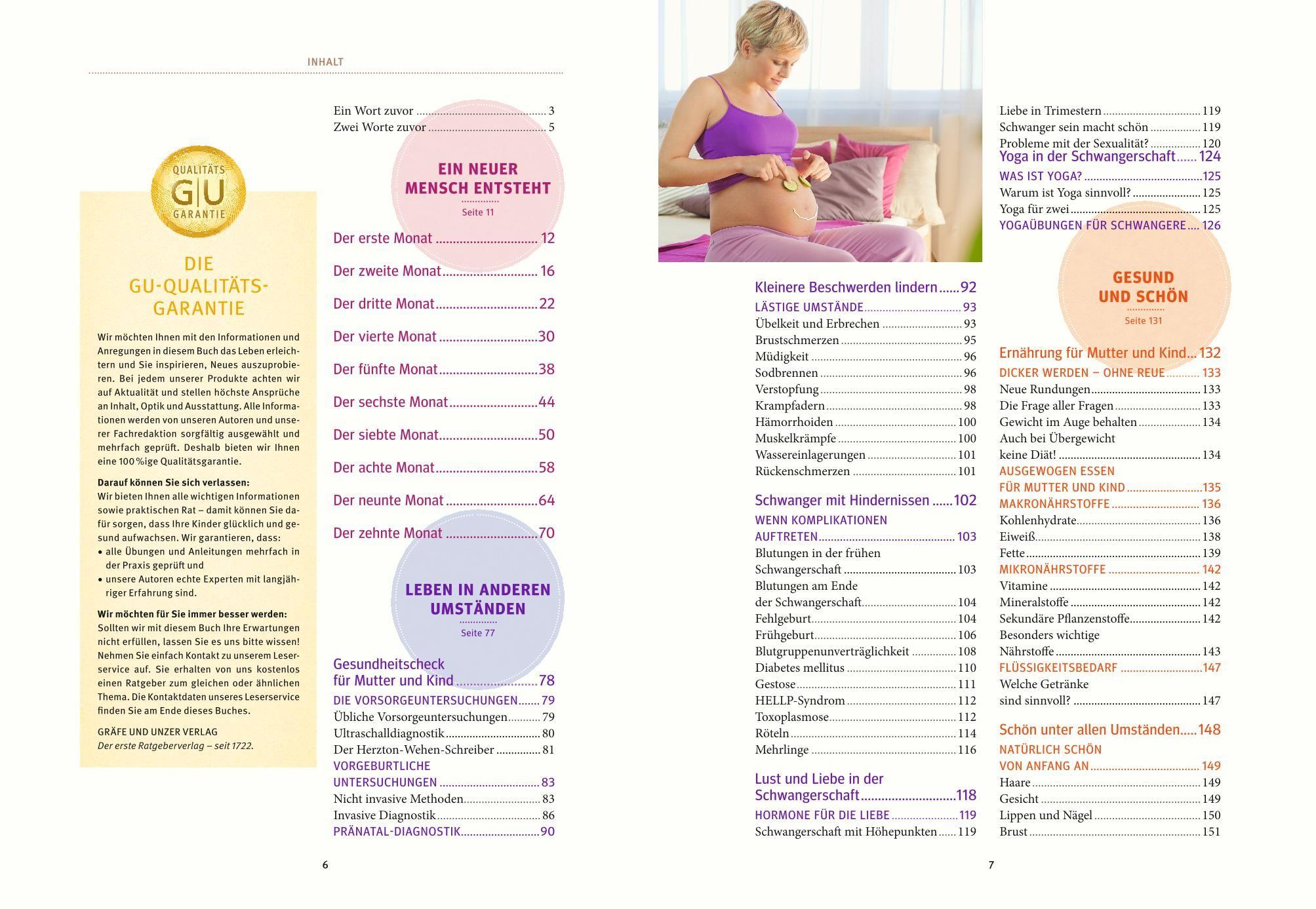 Beispielinhalt (Bild) Schwangerschaft und Geburt