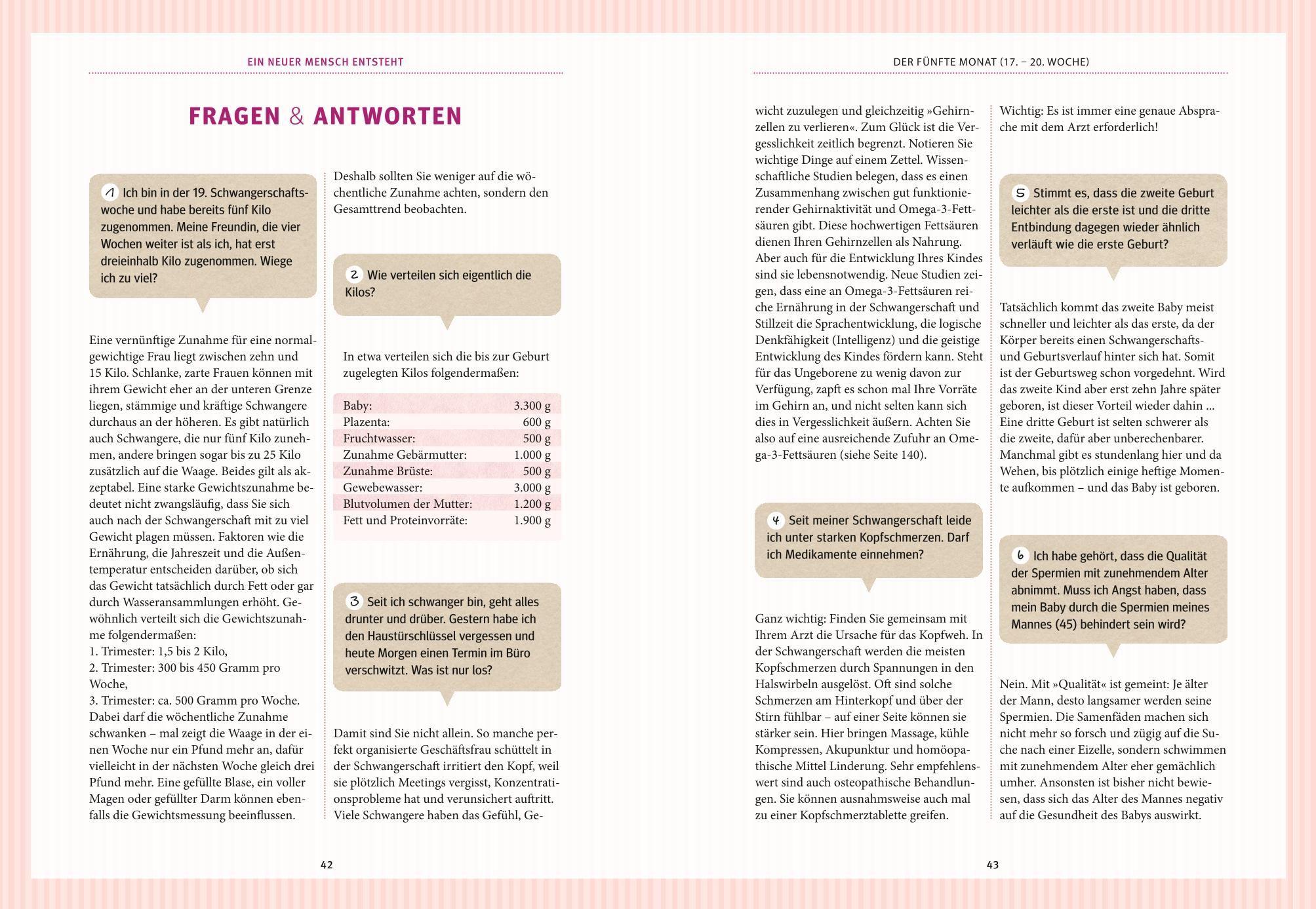 Beispielinhalt (Bild) Schwangerschaft und Geburt