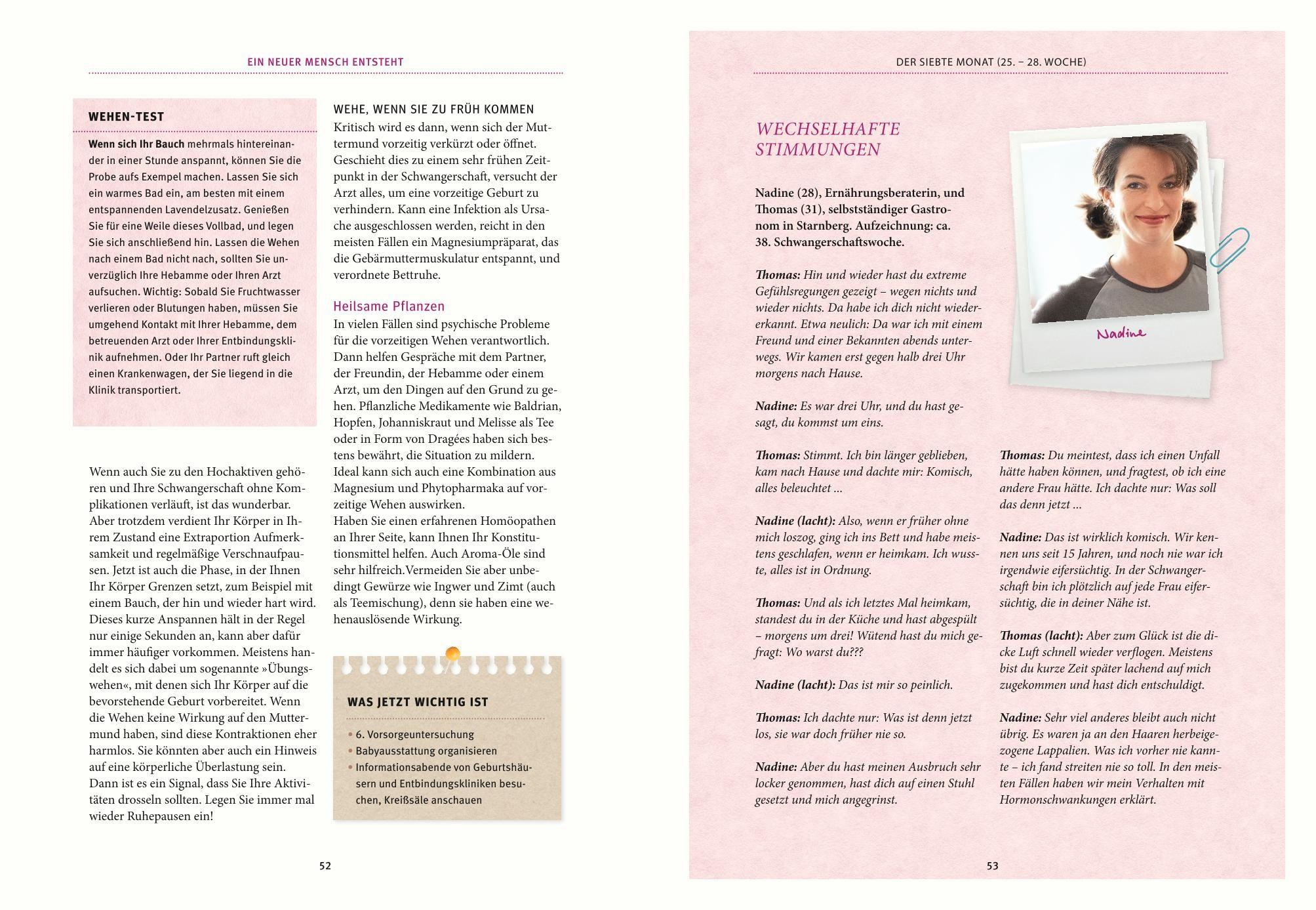 Beispielinhalt (Bild) Schwangerschaft und Geburt