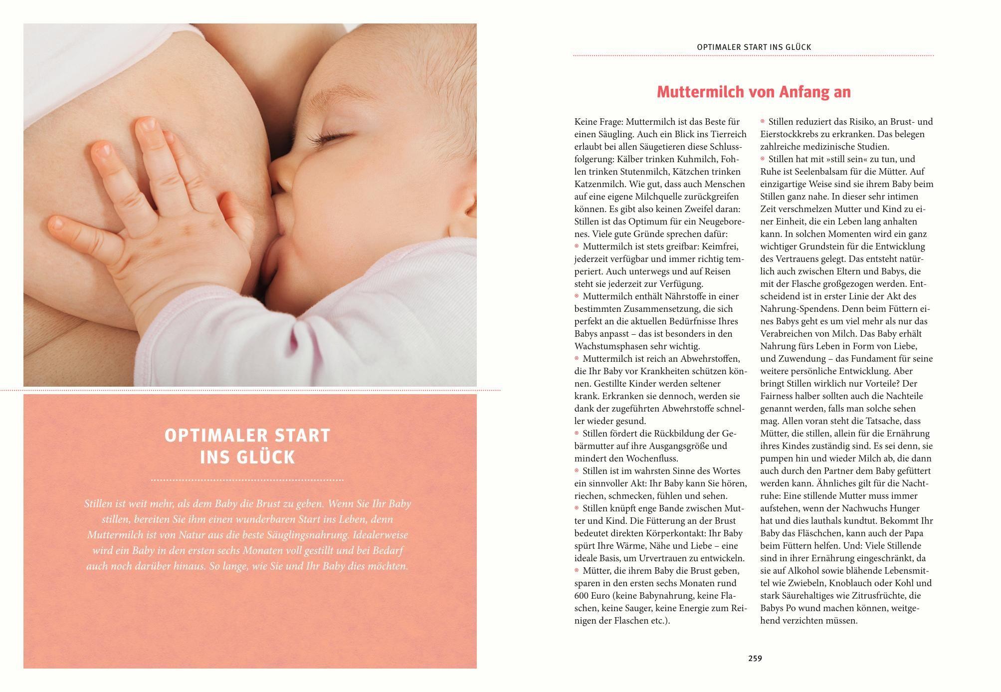 Beispielinhalt (Bild) Schwangerschaft und Geburt