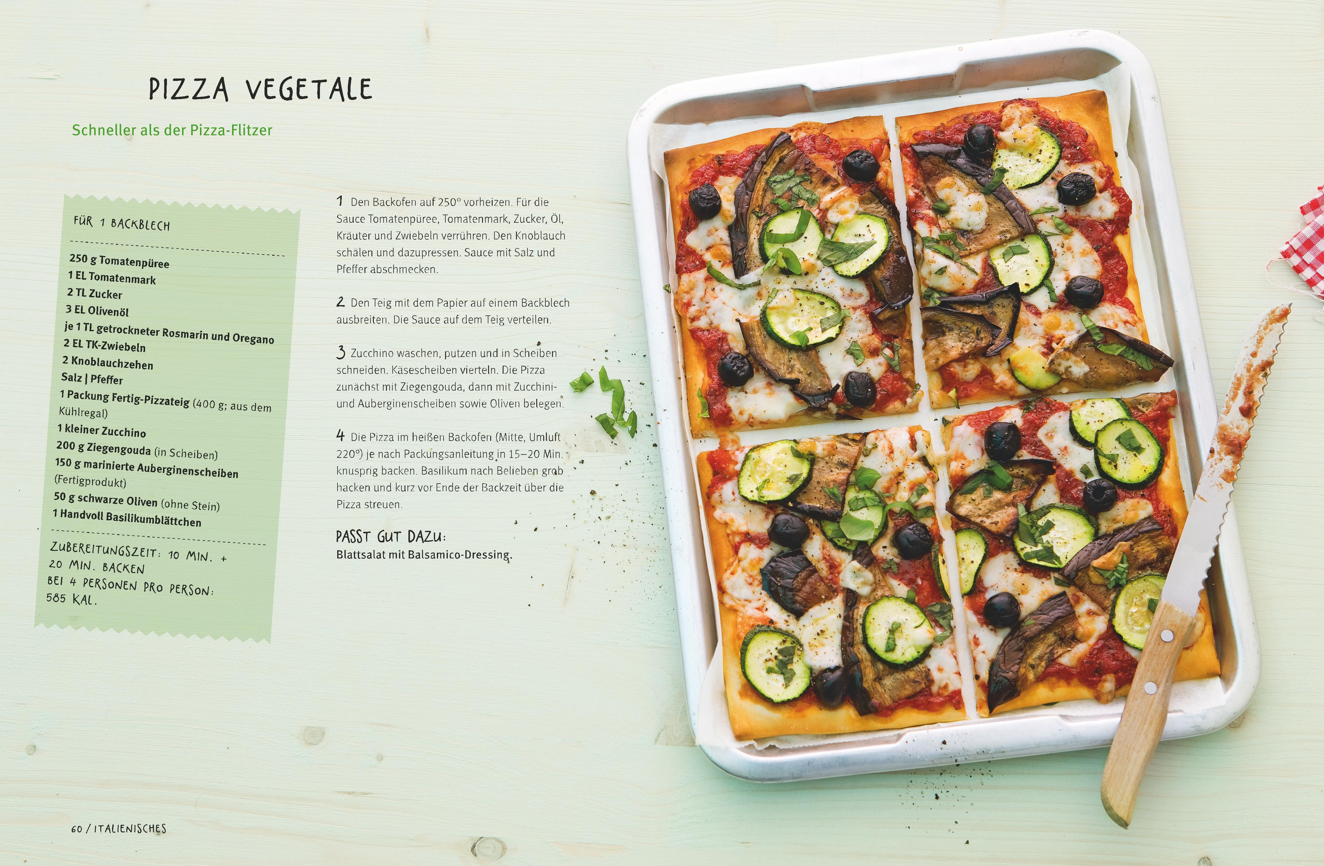 Beispielinhalt (Bild) Vegetarisch für Faule