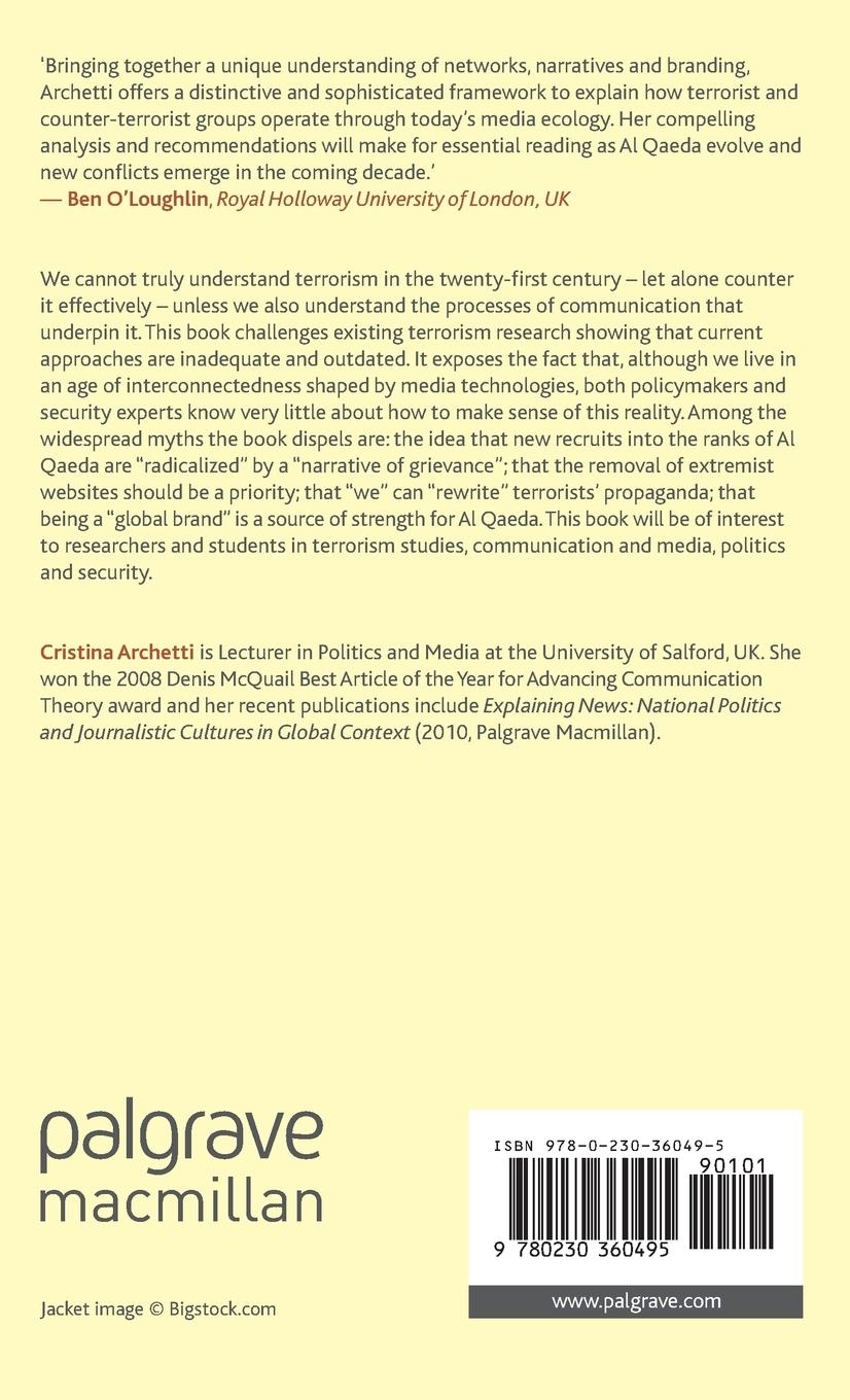 Rückseitencover Understanding Terrorism in the Age of Global Media