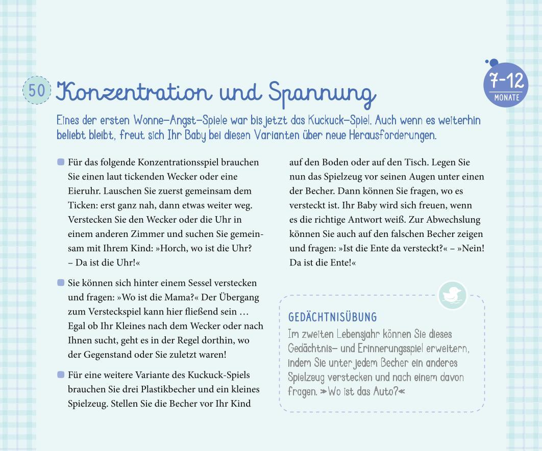 Beispielinhalt (Bild) PEKiP: Die 50 schönsten Spiele