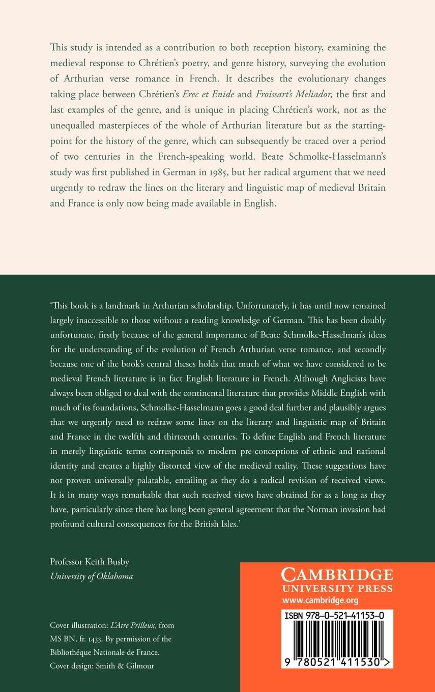 Rückseitencover The Evolution of Arthurian Romance