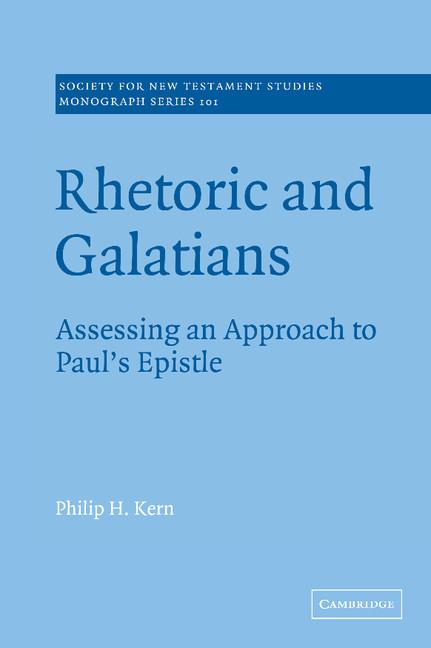 Vorderes Coverbild Rhetoric and Galatians