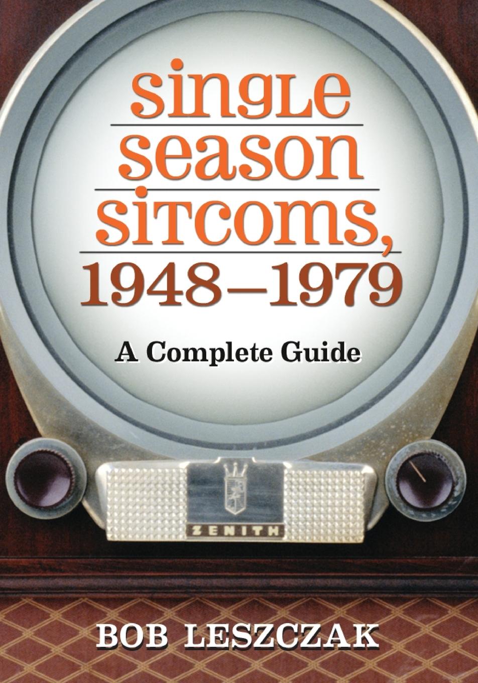 Vorderes Coverbild Single Season Sitcoms, 1948-1979