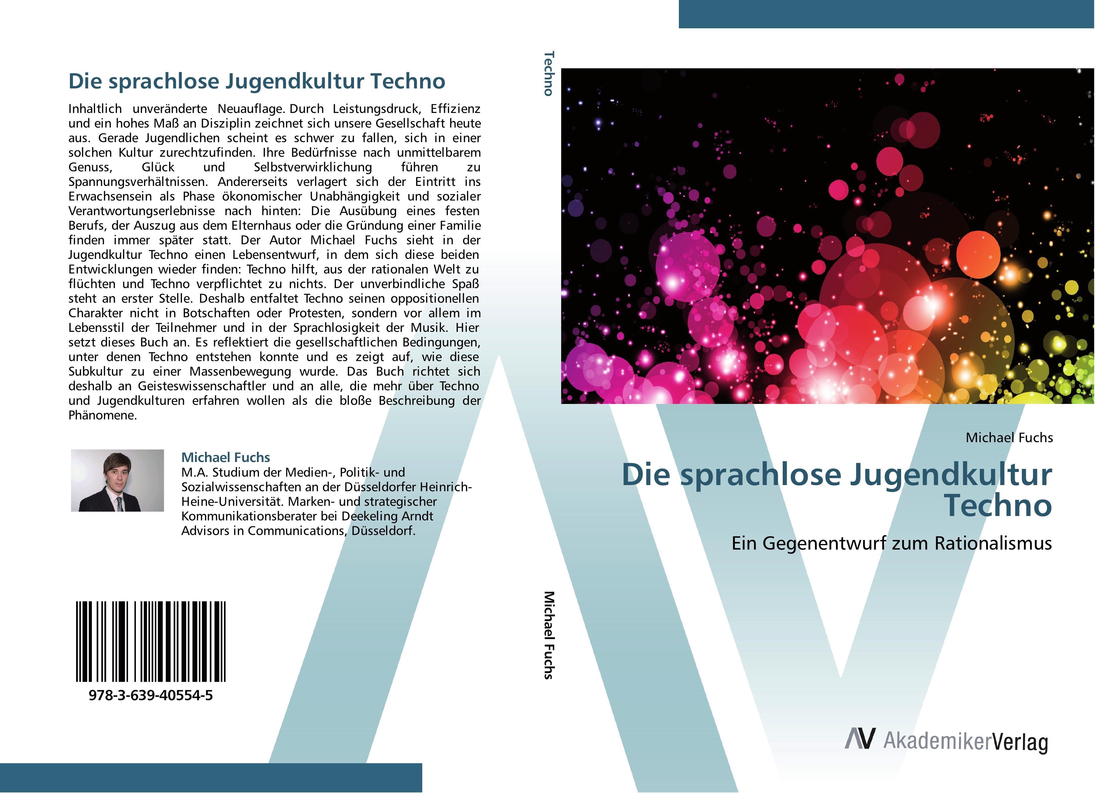 Vorderes Coverbild Die sprachlose Jugendkultur Techno