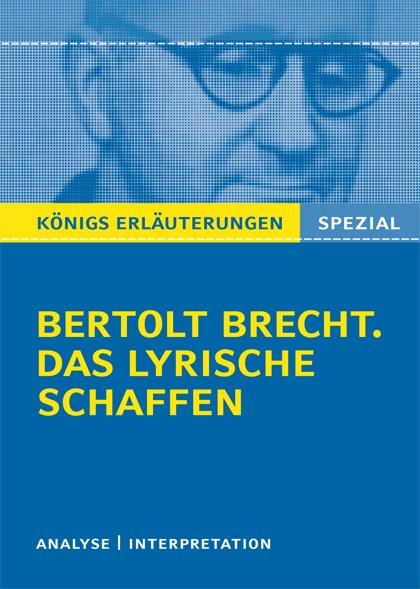 Vorderes Coverbild Erläuterungen zu Bertolt Brecht. Das lyrische Schaffen