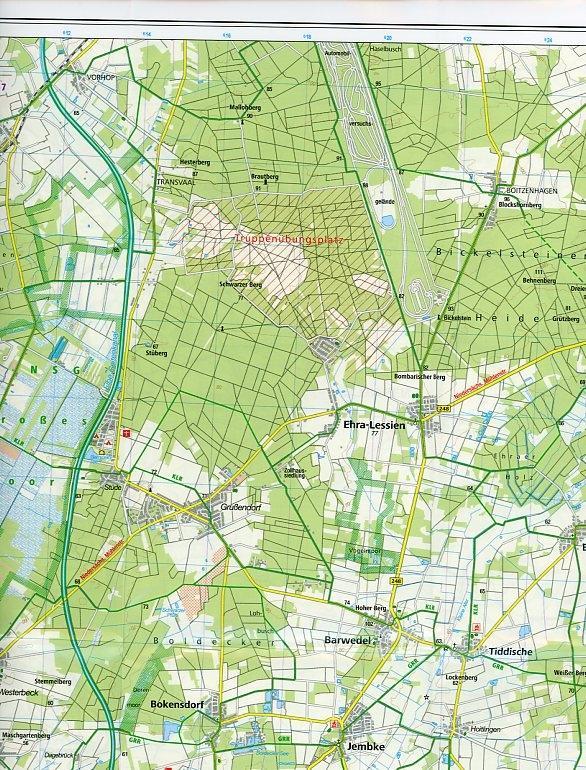 Beispielinhalt (Bild) Drömling - Salzwedel - Altmark 1 : 70 000
