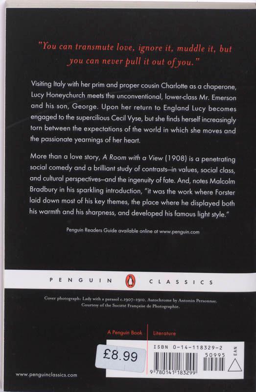 Rückseitencover A Room with a View