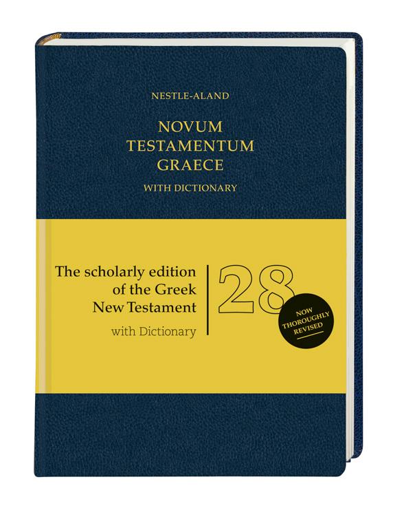 Vorderes Coverbild Nestle-Aland Novum Testamentum Graece