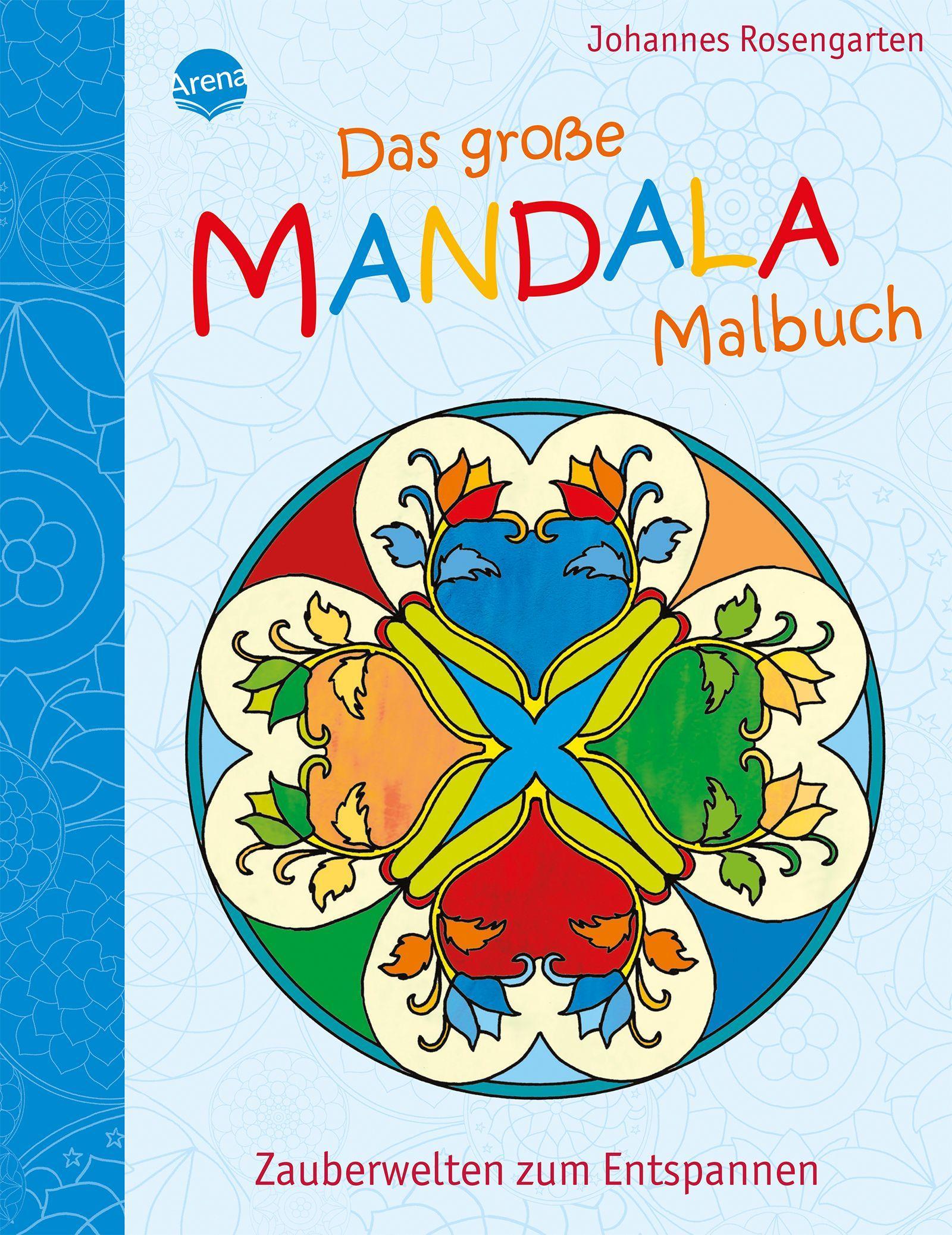 Vorderes Coverbild Das große Mandala Malbuch: Zauberwelten zum Entspannen