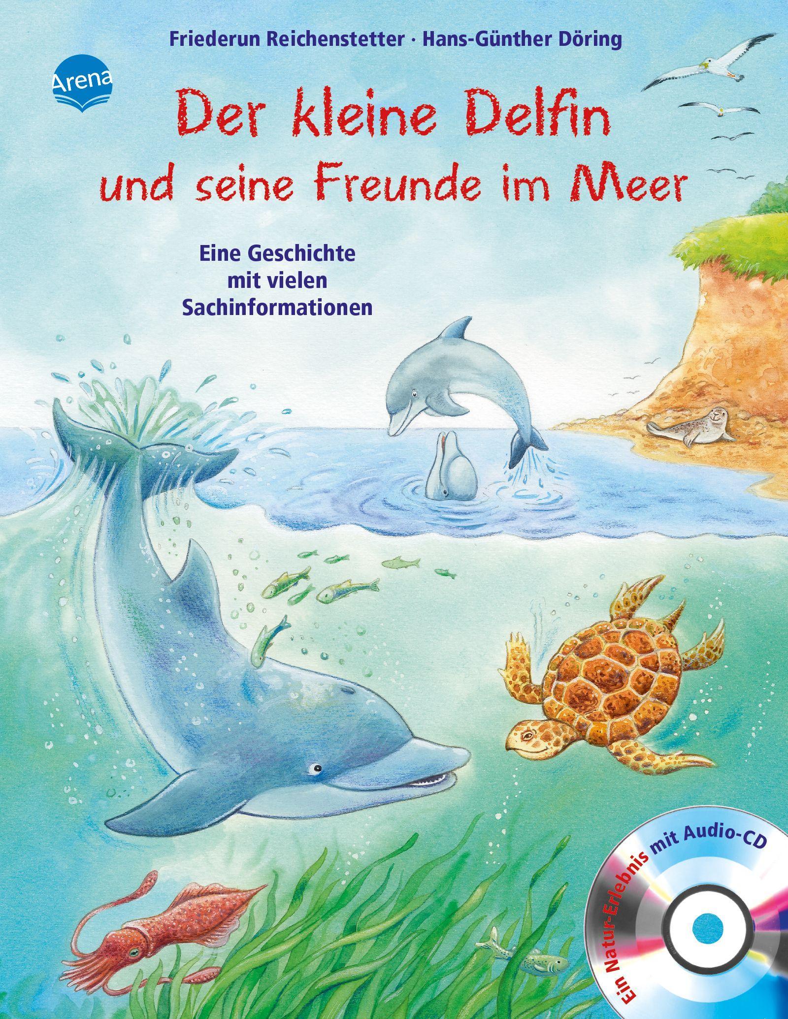 Vorderes Coverbild Der kleine Delfin und seine Freunde im Meer