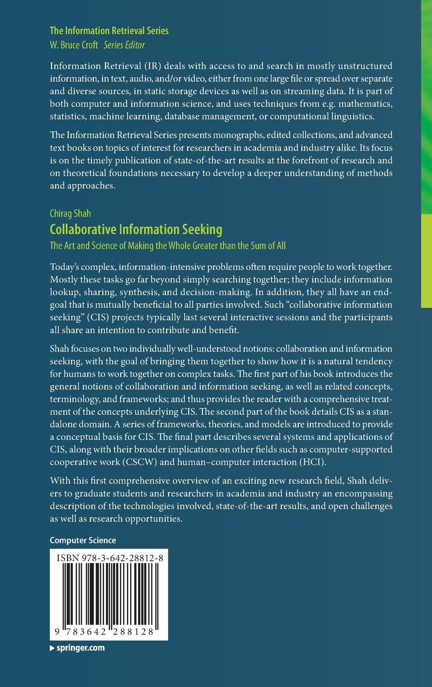 Rückseitencover Collaborative Information Seeking