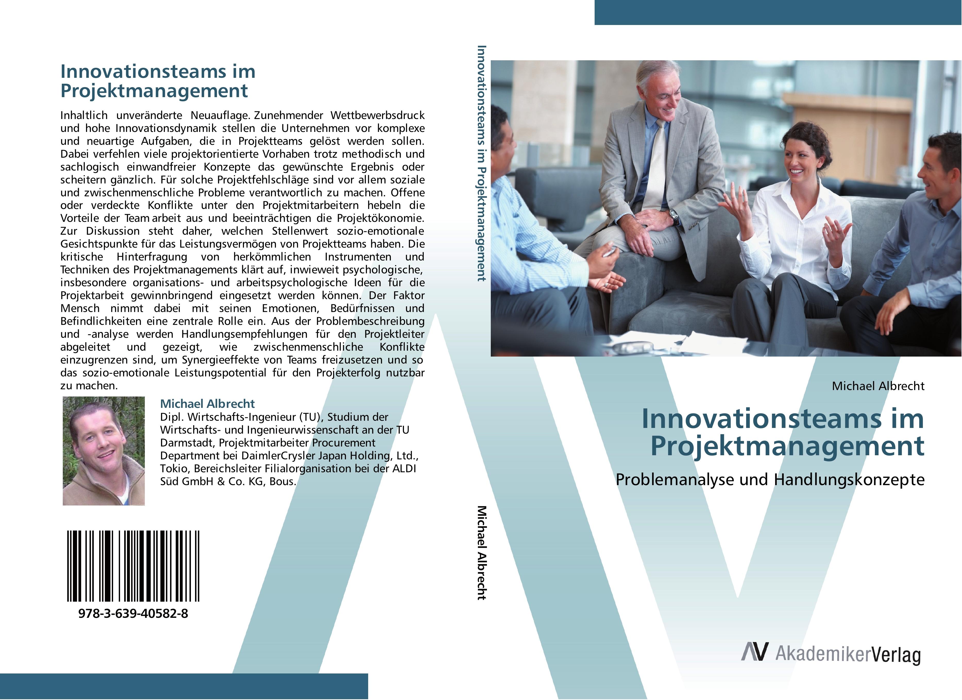 Vorderes Coverbild Innovationsteams im Projektmanagement