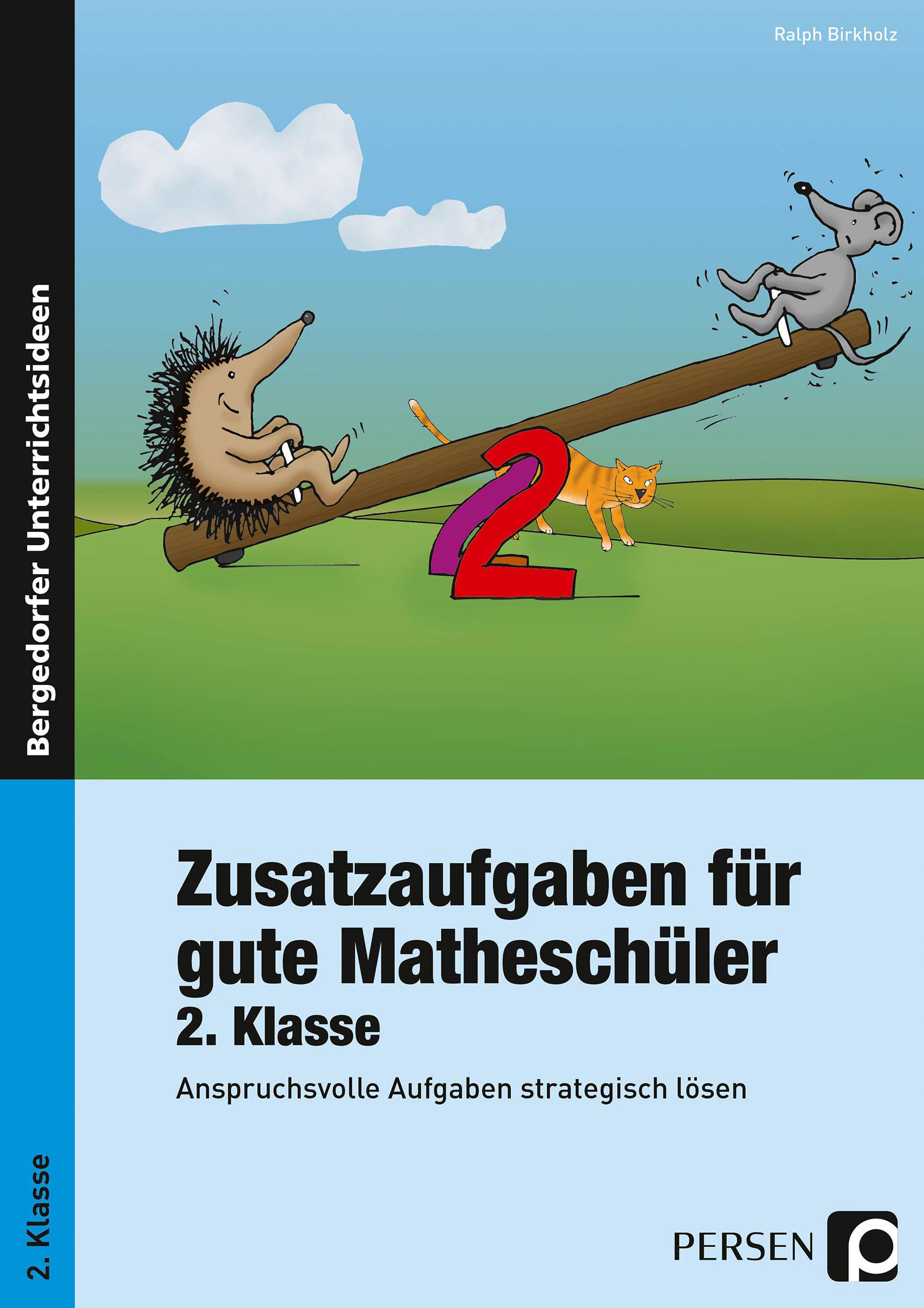 Vorderes Coverbild Zusatzaufgaben für gute Matheschüler 2. Klasse
